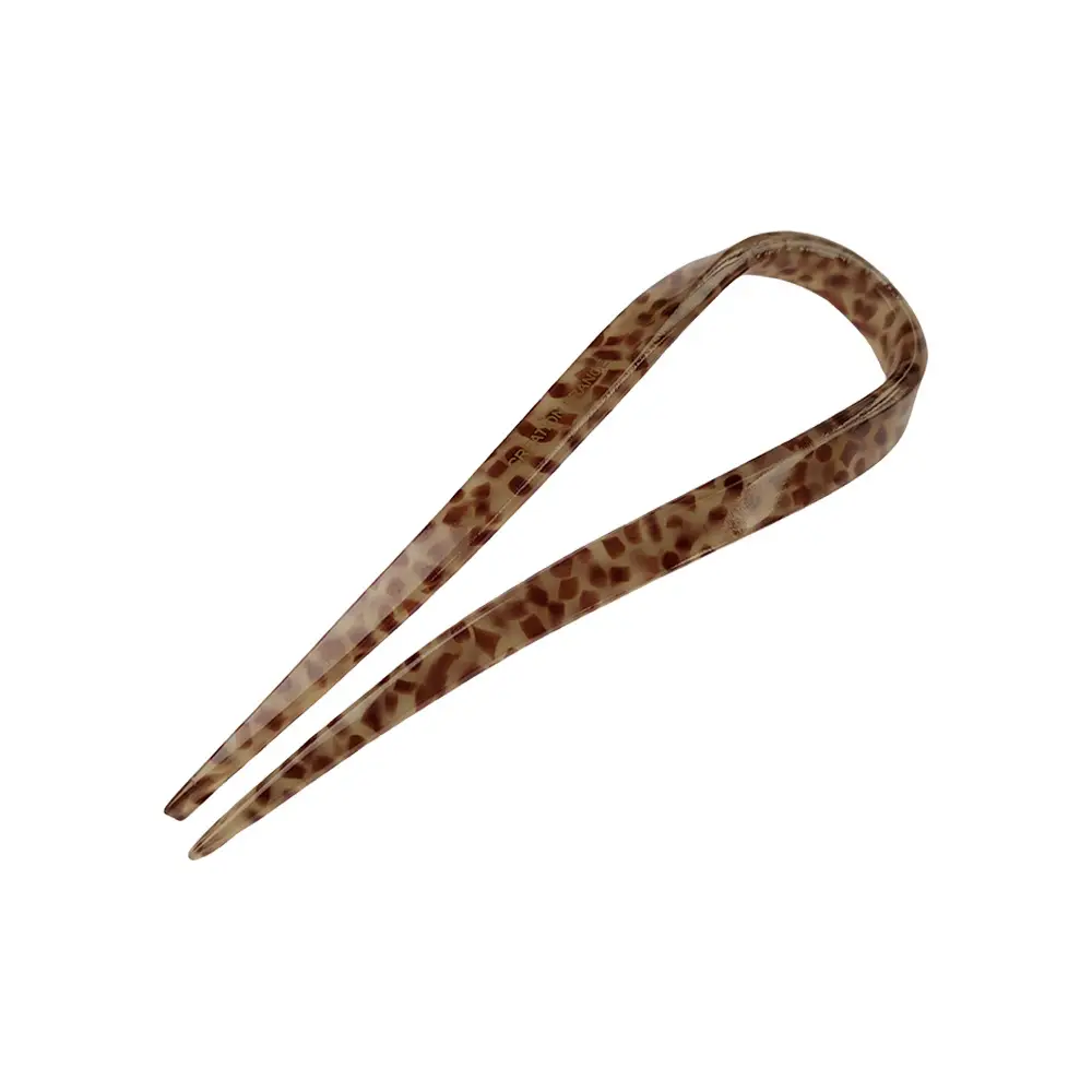 Leopard U-shaped Acetic Acid Hairpin 10g - Image 5