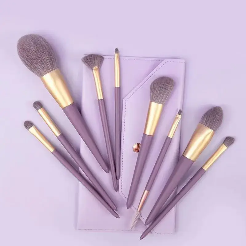 13-Piece Makeup Brush Set with Loose Powder & Blush Brushes
