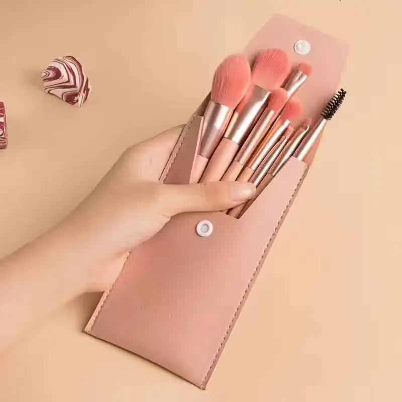 13-Piece Makeup Brush Set with Loose Powder & Blush Brushes