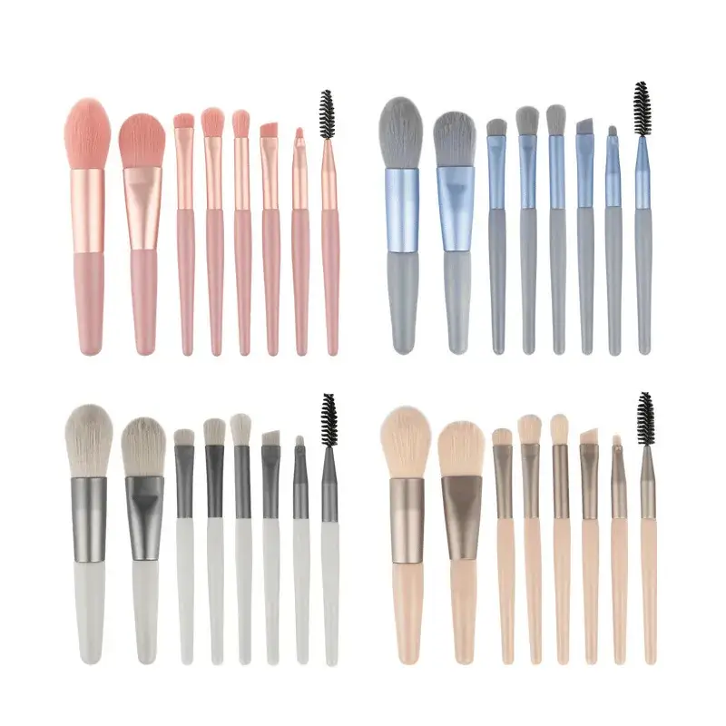13-Piece Makeup Brush Set with Loose Powder & Blush Brushes