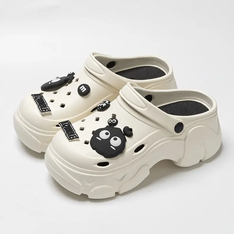 Black EVA Flower Sandals for Women Summer 2024 - Image 13