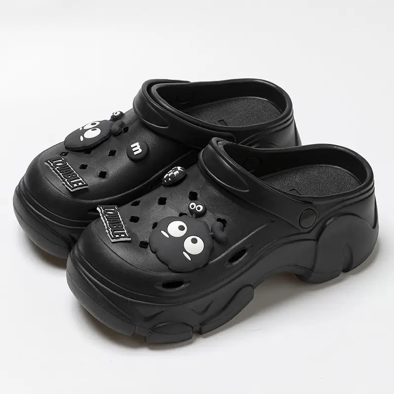 Black EVA Flower Sandals for Women Summer 2024 - Image 14