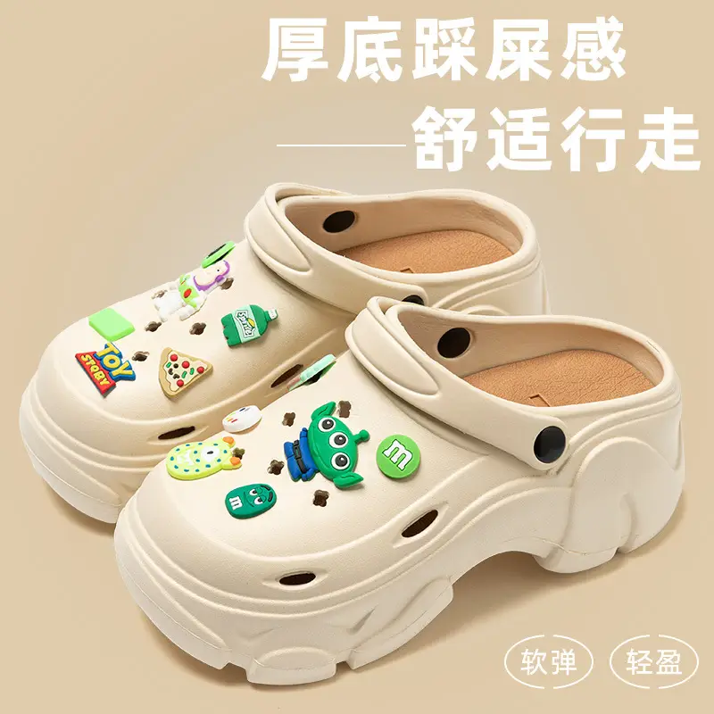 Black EVA Flower Sandals for Women Summer 2024 - Image 21