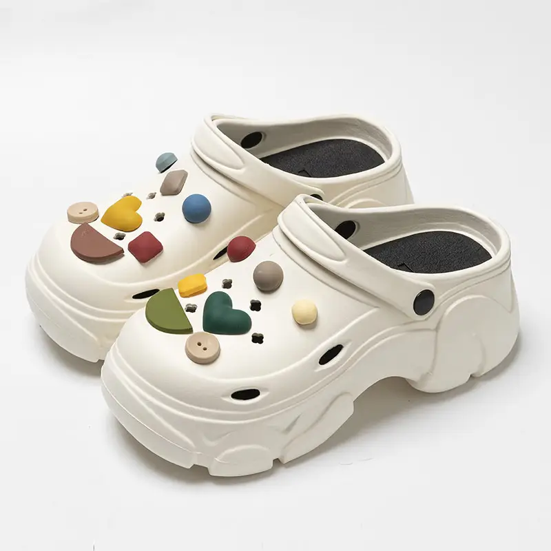 Black EVA Flower Sandals for Women Summer 2024 - Image 22