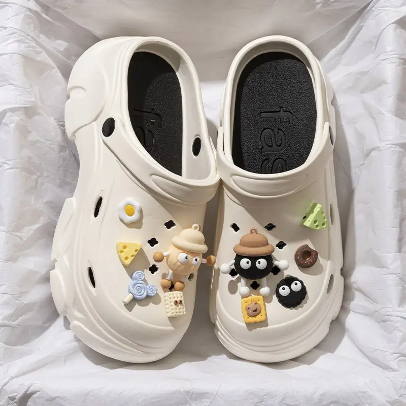 Black EVA Flower Sandals for Women Summer 2024 - Image 31