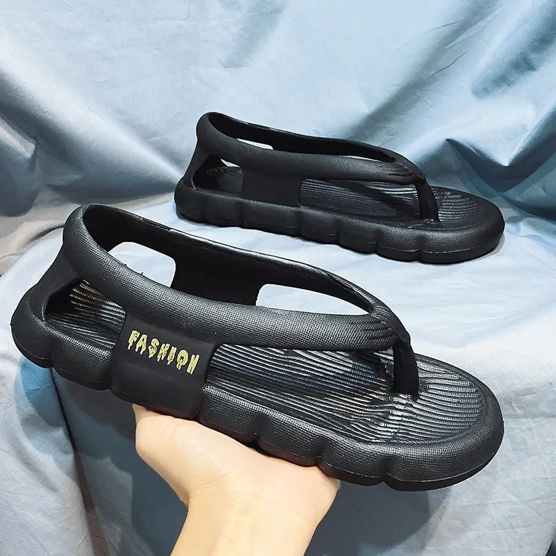 Sandals Men's Summer Outer Wear 2024 New Couple Fashionable Casual Driving Sandals Beach Dual-Use Flip-Flops for Women - Image 3