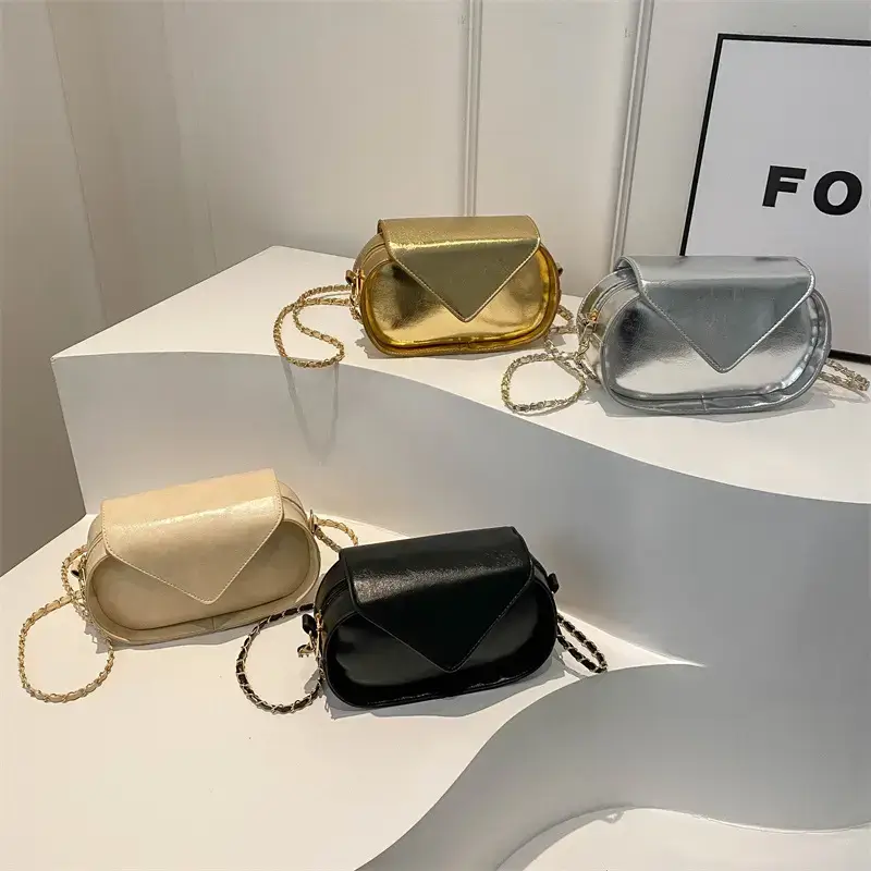 Black PU Leather Shoulder Crossbody Bag for Women - Image 5