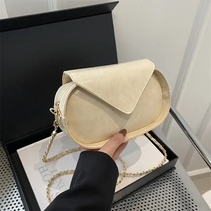 Black PU Leather Shoulder Crossbody Bag for Women - Image 7