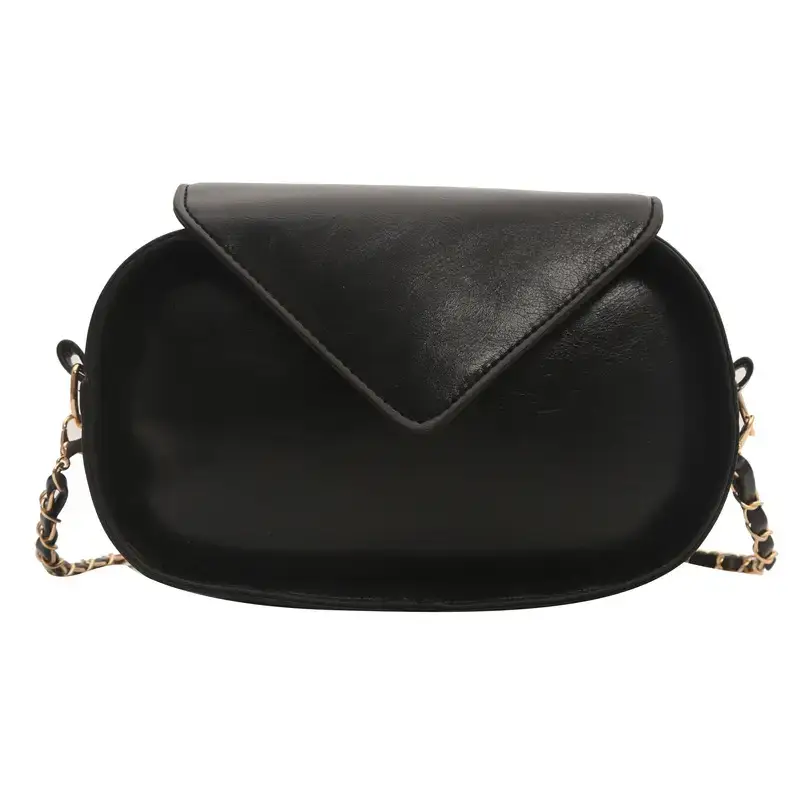 Black PU Leather Shoulder Crossbody Bag for Women - Image 9