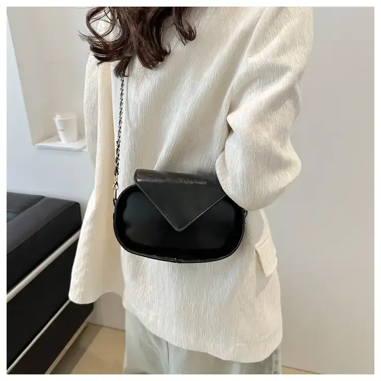 Black PU Leather Shoulder Crossbody Bag for Women — feature 15