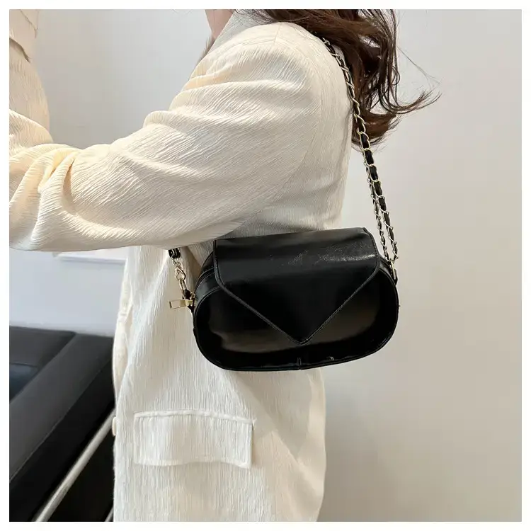 Black PU Leather Shoulder Crossbody Bag for Women — feature 16