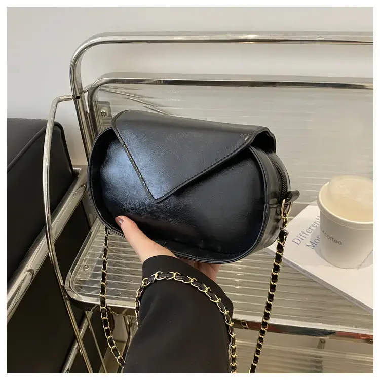 Black PU Leather Shoulder Crossbody Bag for Women — feature 28