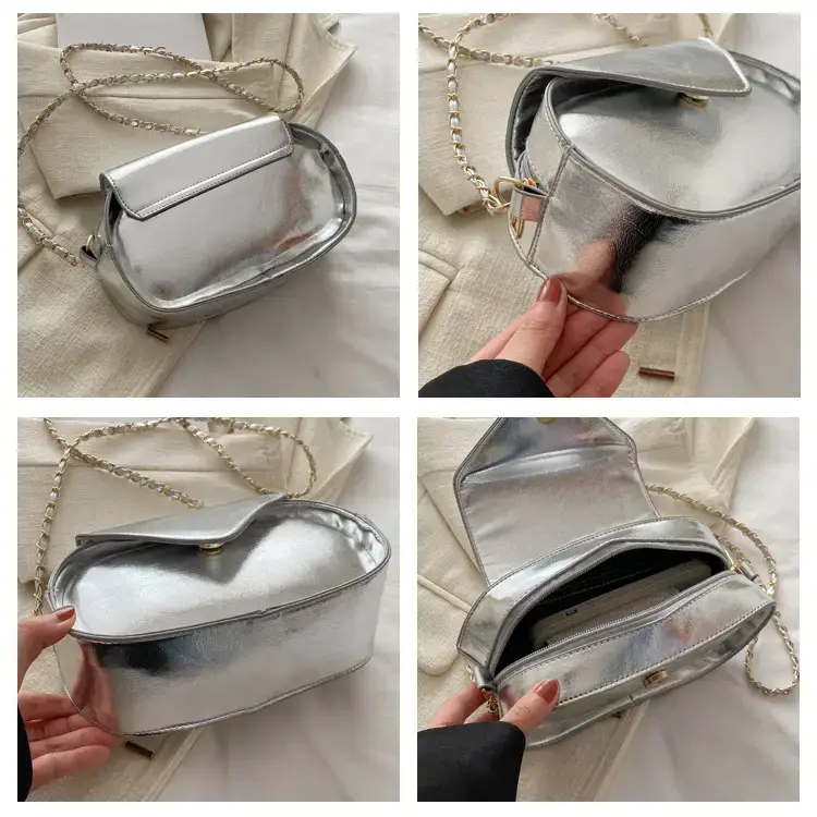 Black PU Leather Shoulder Crossbody Bag for Women — feature 7