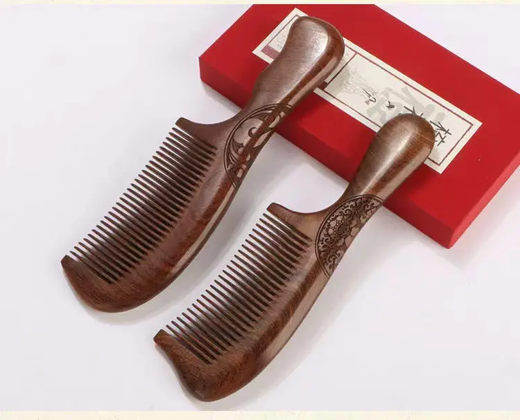 Black Gold Sandalwood Comb Gift Box for Men — feature 16