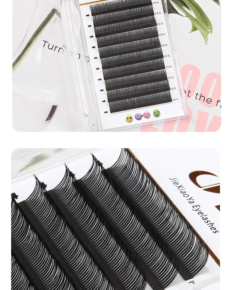 LC Warped Flower Grafting False Eyelashes 45° Angle — feature 11