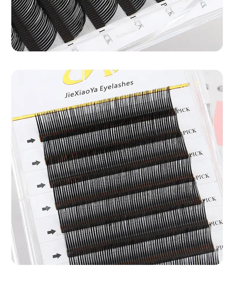 LC Warped Flower Grafting False Eyelashes 45° Angle — feature 12