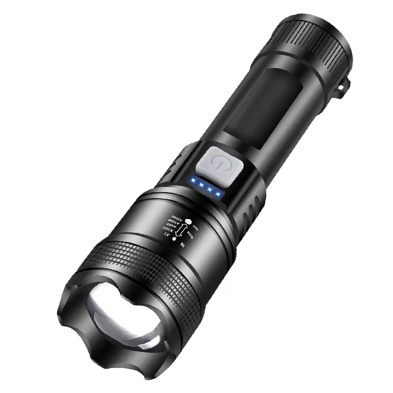 Cross-border Quad-Core Strong Light Flashlight with Type-C Charging - Image 4