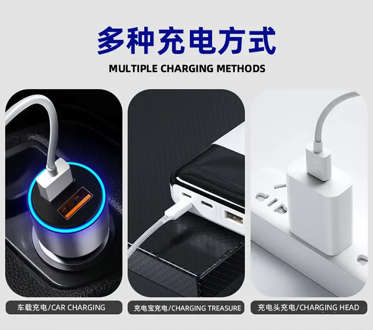 Cross-border Quad-Core Strong Light Flashlight with Type-C Charging — feature 12