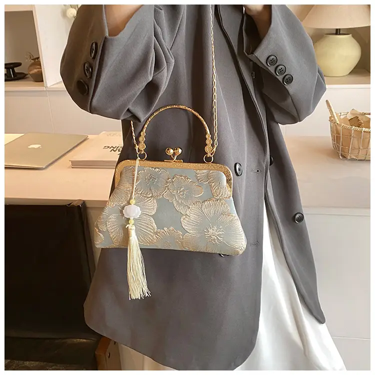 Gold Floral Cheongsam Bag for Women 2024 — feature 12