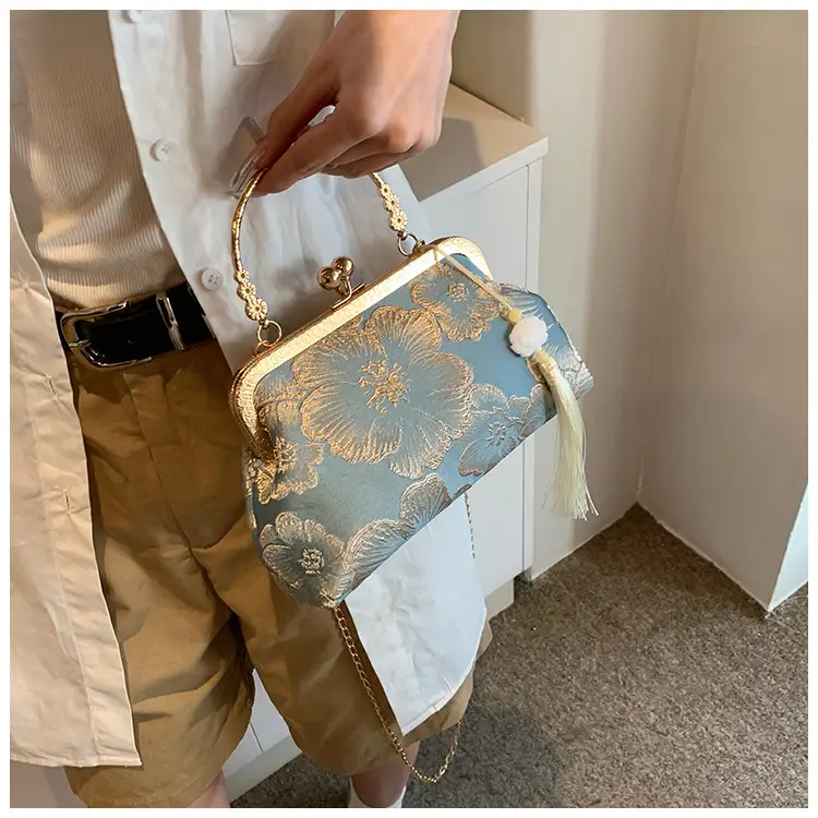 Gold Floral Cheongsam Bag for Women 2024 — feature 13