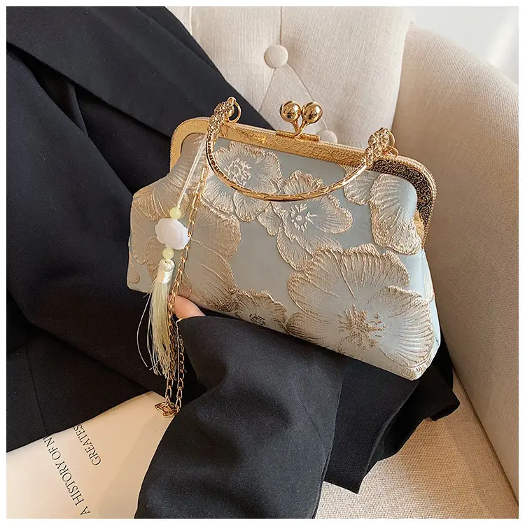 Gold Floral Cheongsam Bag for Women 2024 — feature 17