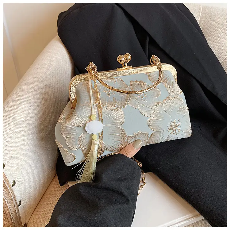 Gold Floral Cheongsam Bag for Women 2024 — feature 18