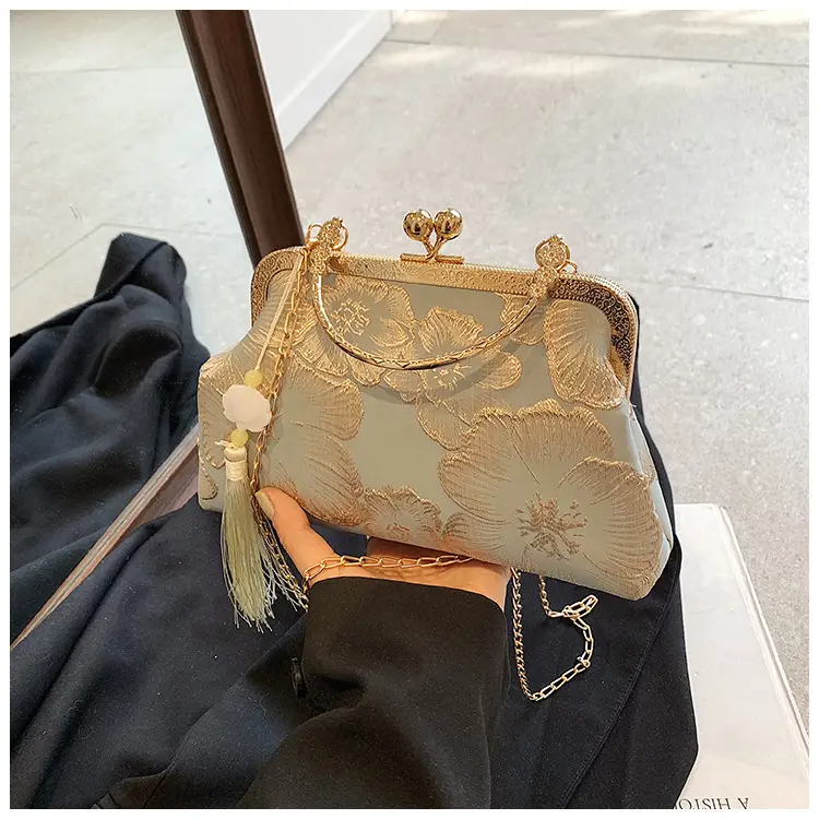 Gold Floral Cheongsam Bag for Women 2024 — feature 20