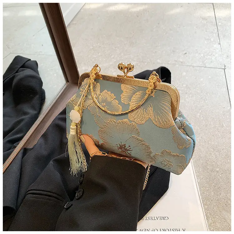 Gold Floral Cheongsam Bag for Women 2024 — feature 22
