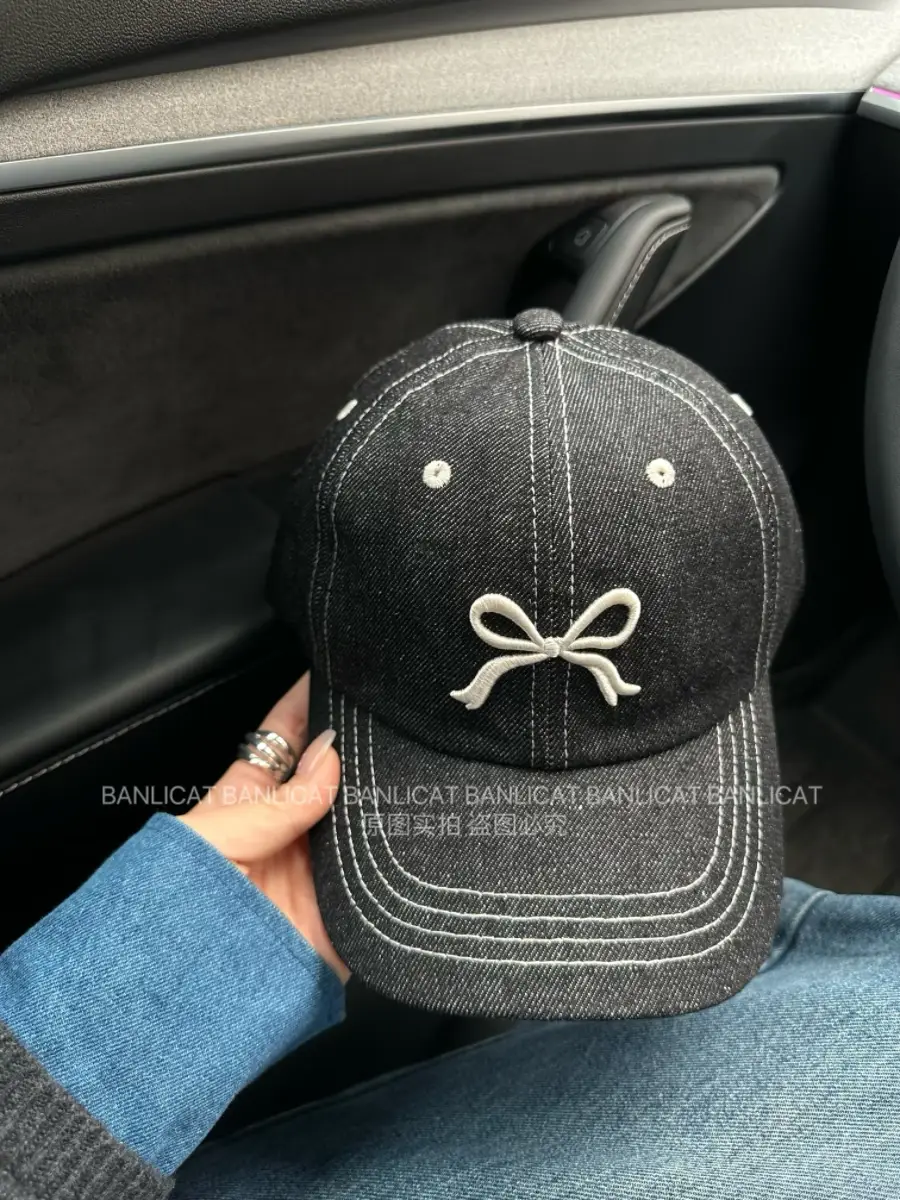 2024 Bow Cowboy Baseball Cap for Women - Image 2