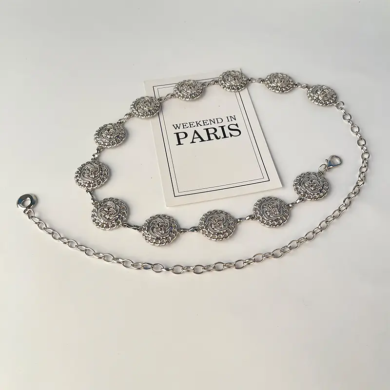 Vintage Ethnic Metal Waist Chain for Women - Image 3