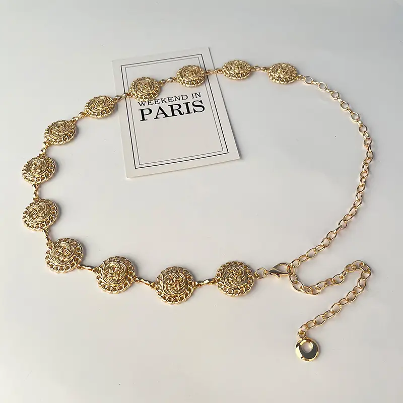 Vintage Ethnic Metal Waist Chain for Women - Image 5