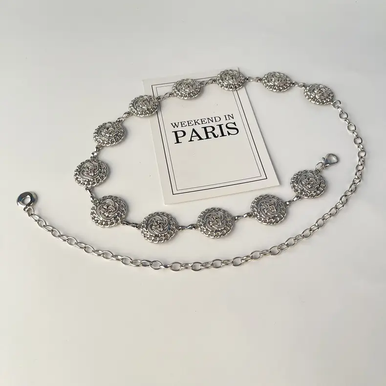 Vintage Ethnic Metal Waist Chain for Women — feature 18