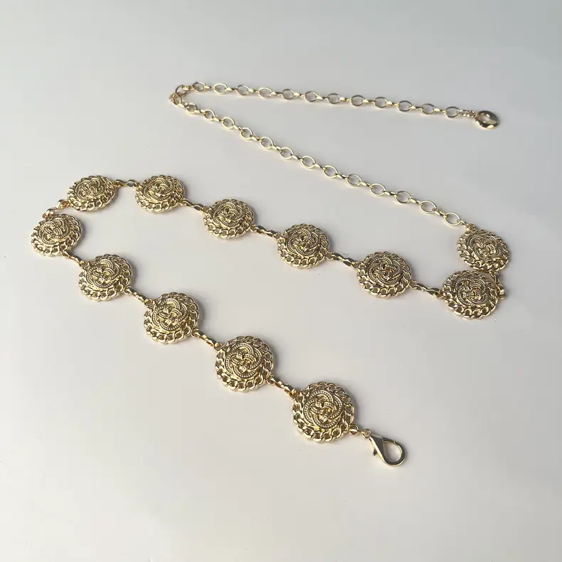 Vintage Ethnic Metal Waist Chain for Women — feature 4