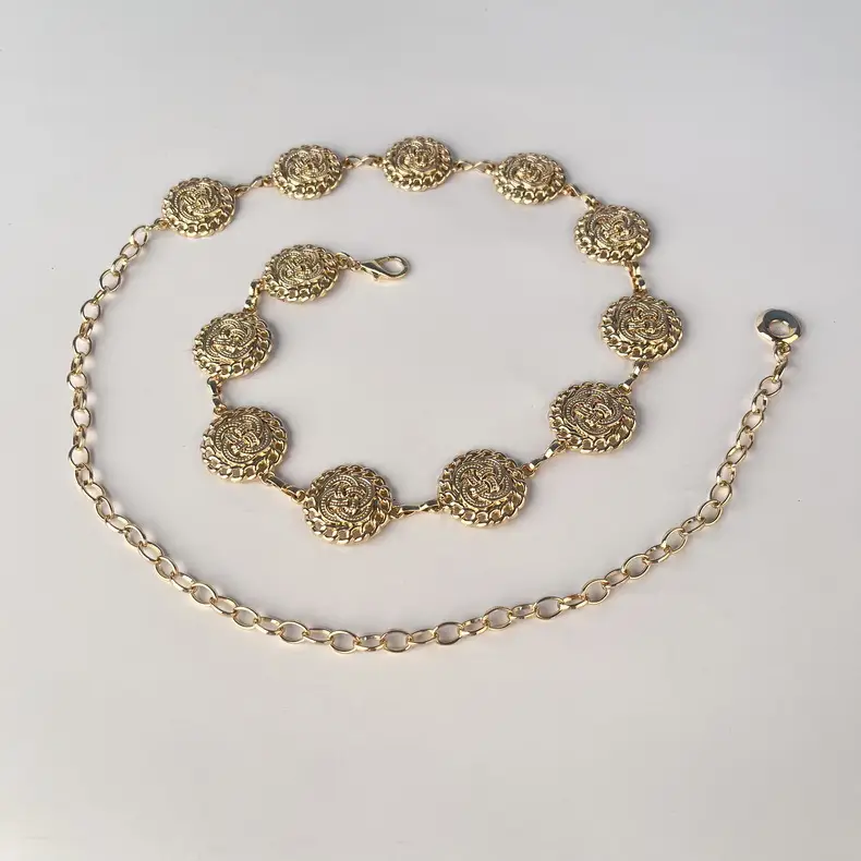 Vintage Ethnic Metal Waist Chain for Women — feature 5