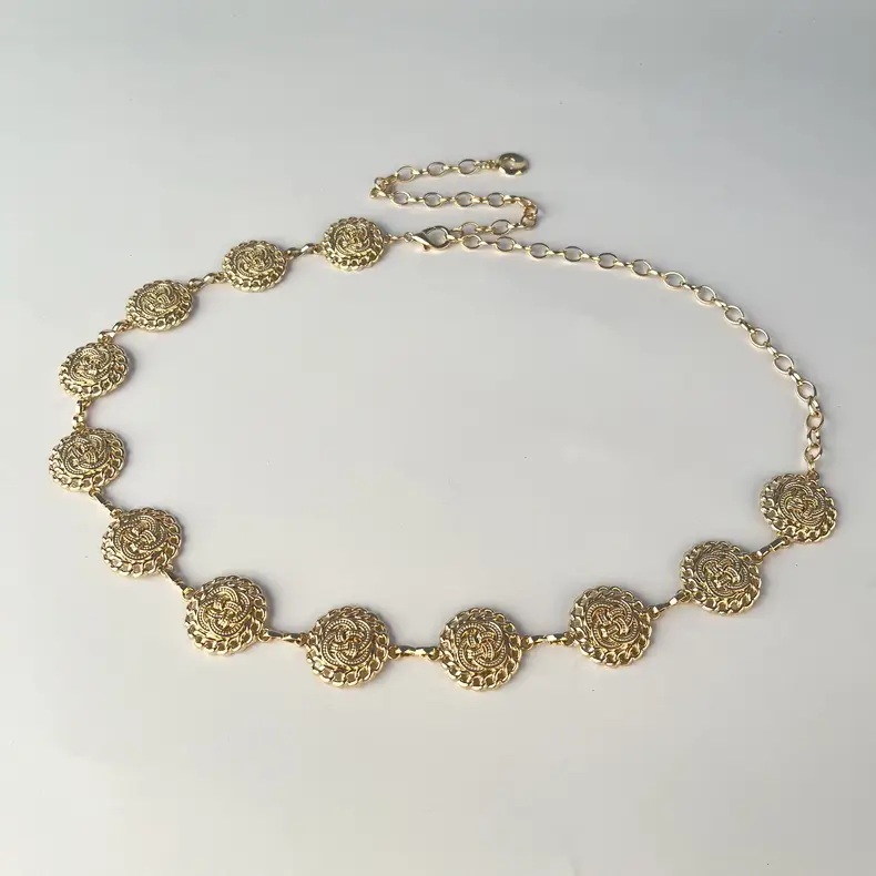 Vintage Ethnic Metal Waist Chain for Women — feature 6