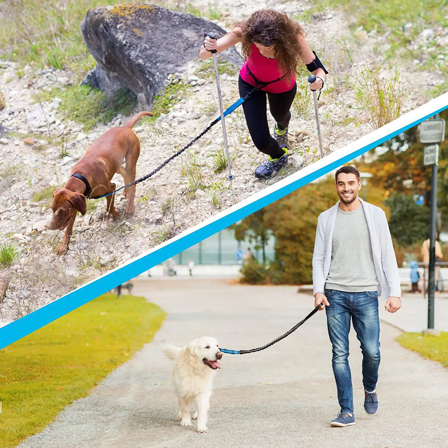 Dog Running Leash Outdoor Walking Dog Riot Retractable Leash Free Hands Running Leash Belt — feature 10