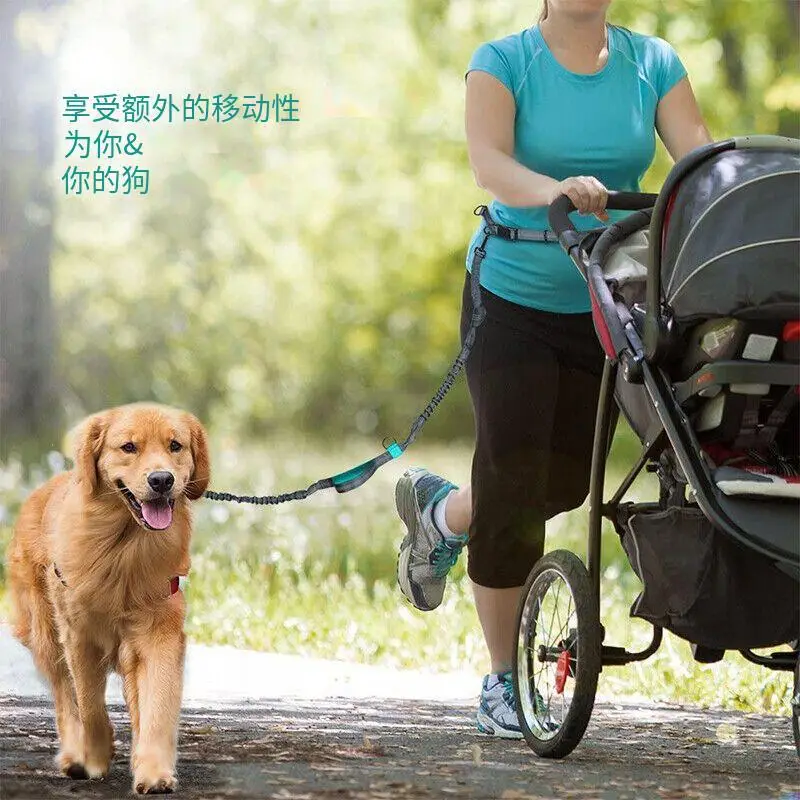 Dog Running Leash Outdoor Walking Dog Riot Retractable Leash Free Hands Running Leash Belt — feature 13
