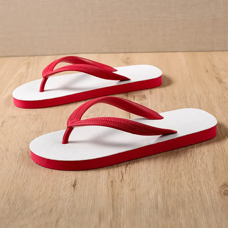 Men's Black Slip-On Casual Flip Flops Summer Wear - Image 9