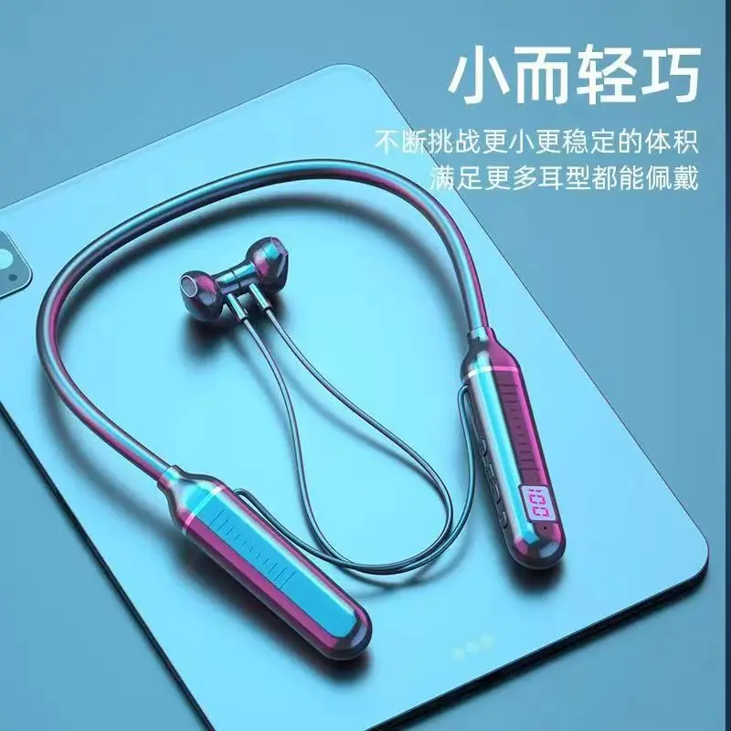Neck-Hanging Bluetooth Headset with Digital Display - Image 4