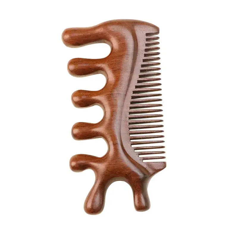 Golden Sandalwood Scalp Massage Comb 5.5cm - Image 10
