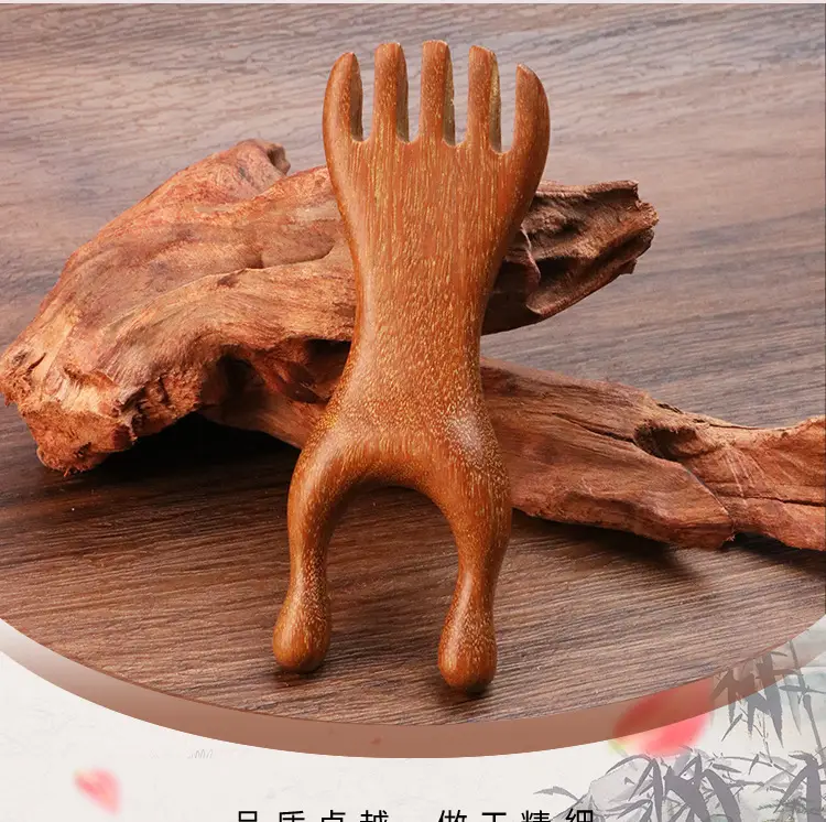 Golden Sandalwood Scalp Massage Comb 5.5cm — feature 12