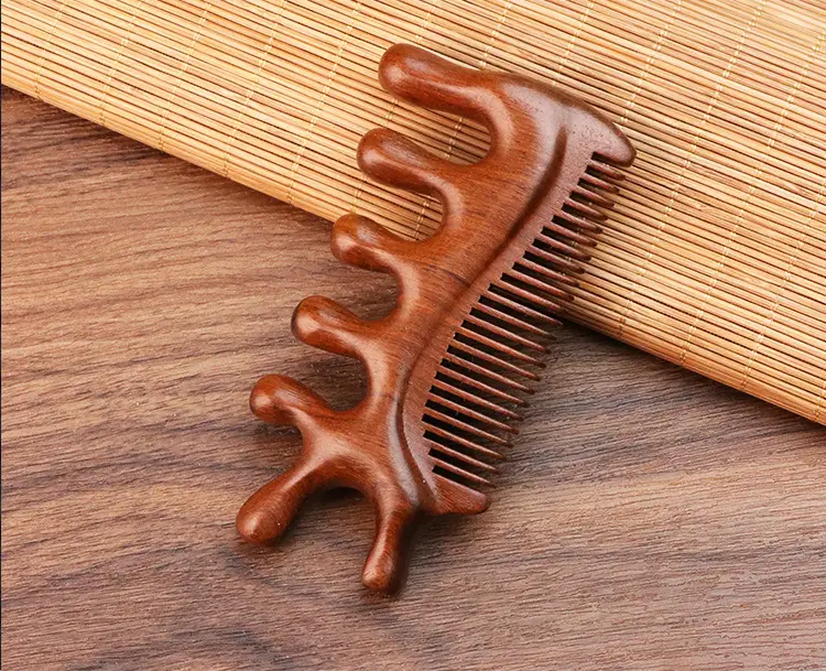 Golden Sandalwood Scalp Massage Comb 5.5cm — feature 9