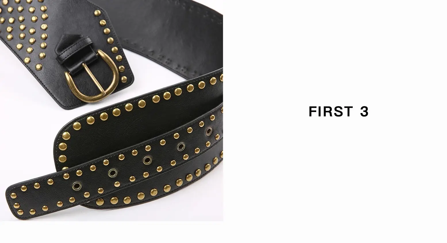 2025 New European Retro Metal Buckle Eyelet Multi-Hole Splicing Wide Waist Leather Belt Versatile Belt — feature 5