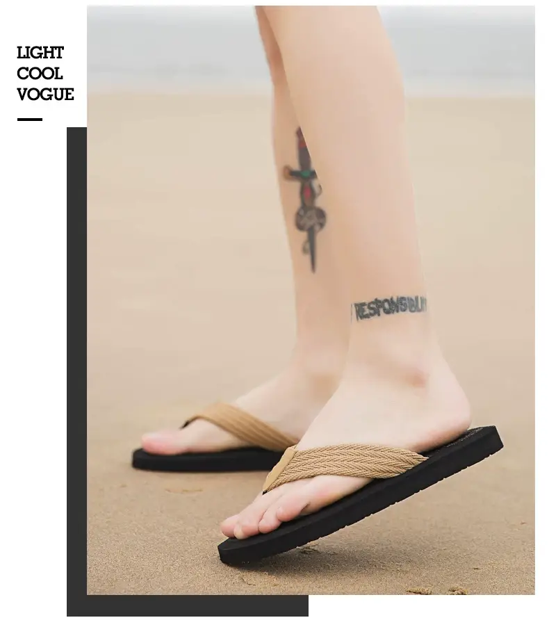 Flip-flops Men's Clip Casual Soft Bottom Casual Outdoor Wear Summer Lightweight Wear-resistant Beach Sandals — feature 15