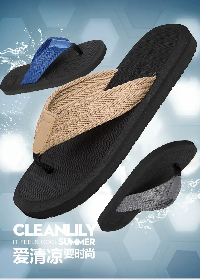 Flip-flops Men's Clip Casual Soft Bottom Casual Outdoor Wear Summer Lightweight Wear-resistant Beach Sandals — feature 2