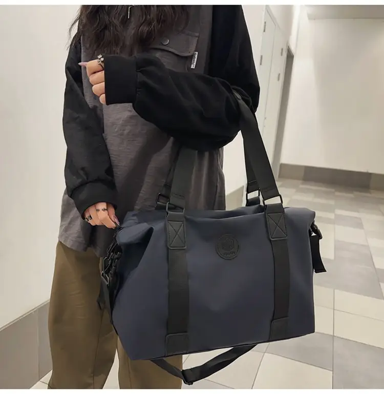 Lightweight Satchel Travel Bag Black Shoulder Crossbody Sports Storage — feature 31