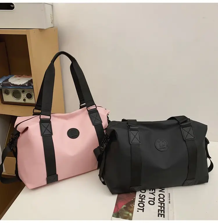 Lightweight Satchel Travel Bag Black Shoulder Crossbody Sports Storage — feature 34