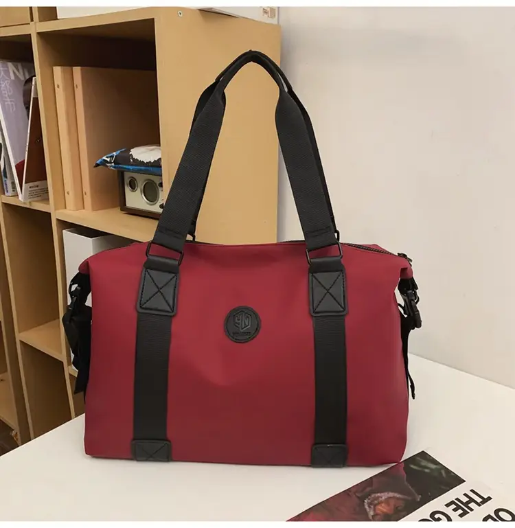 Lightweight Satchel Travel Bag Black Shoulder Crossbody Sports Storage — feature 38