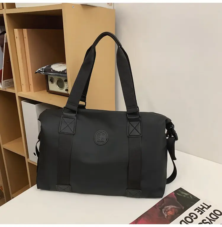 Lightweight Satchel Travel Bag Black Shoulder Crossbody Sports Storage — feature 42