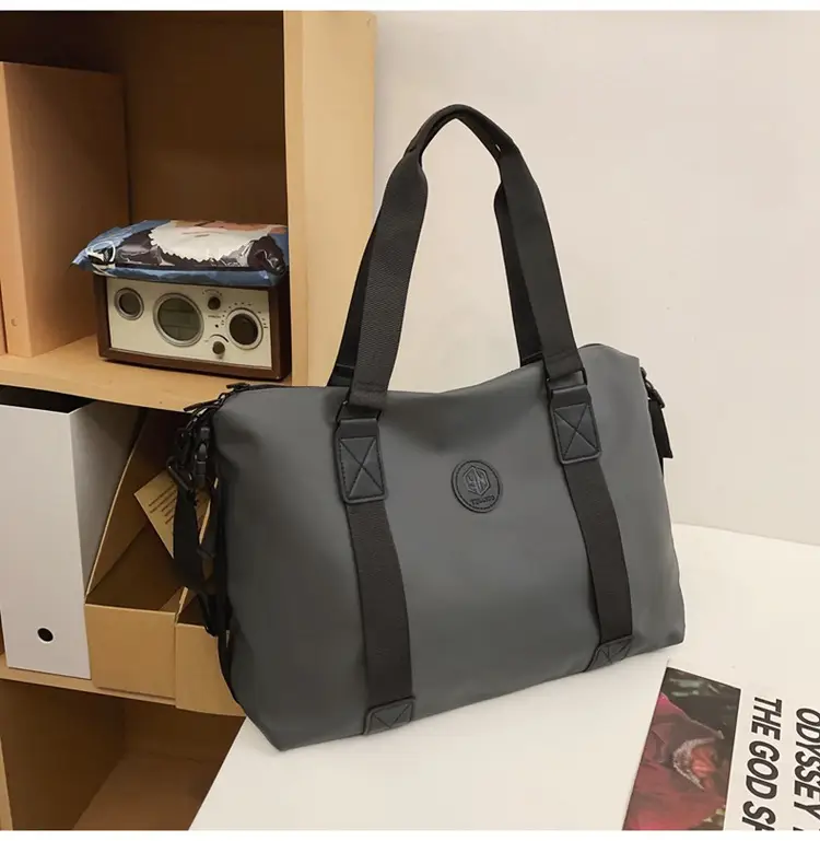 Lightweight Satchel Travel Bag Black Shoulder Crossbody Sports Storage — feature 45